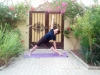 Utthita Trikonasana, the triangle pose 