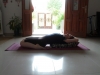 Supta Virasana - the reclining hero pose